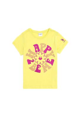 Kız Çocuk Fıstık Yeşili Bisiklet Yaka Tişört - 50283264004