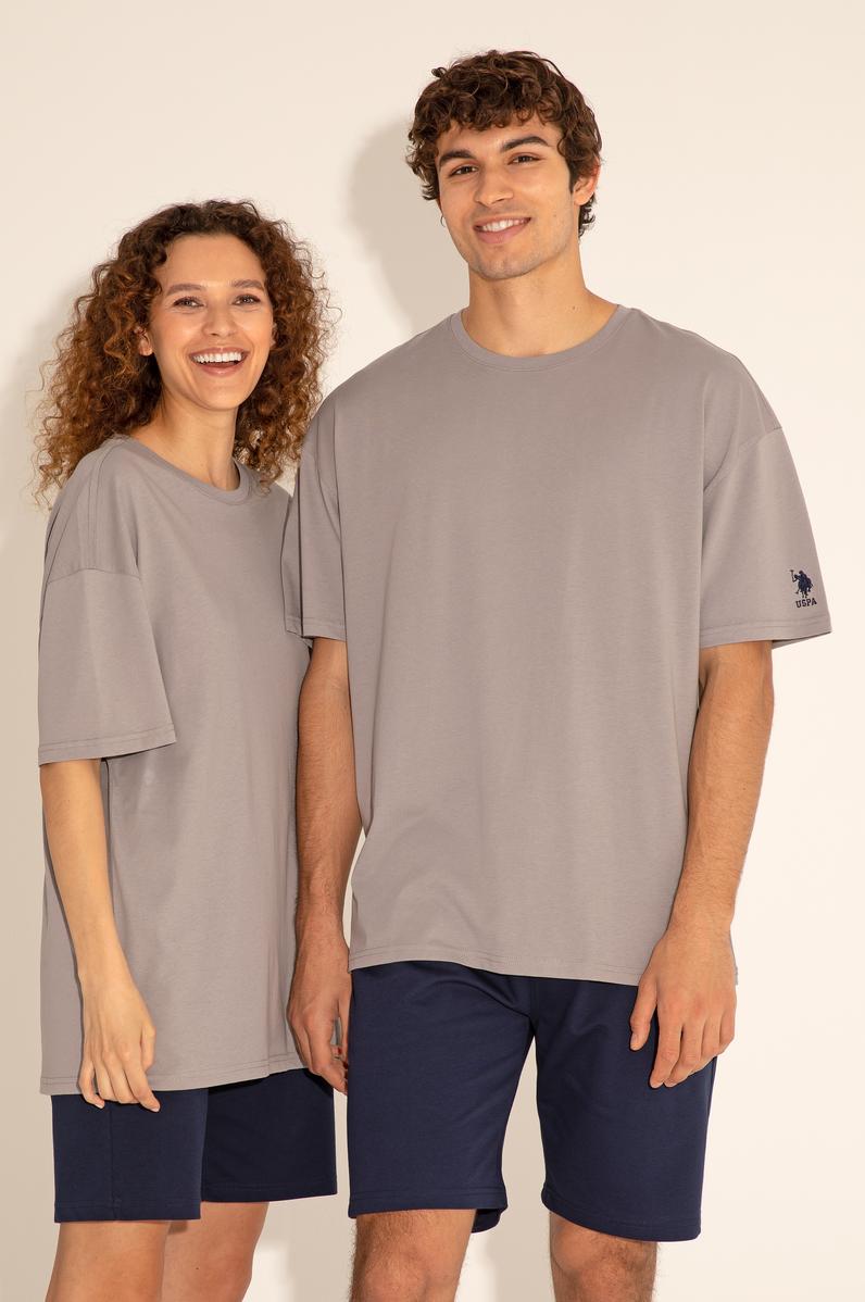 Erkek Koyu Gri Tişört