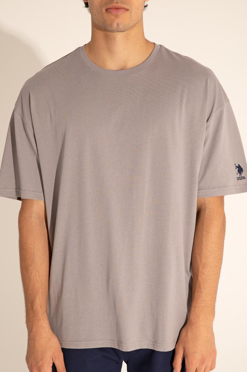 Erkek Koyu Gri Tişört