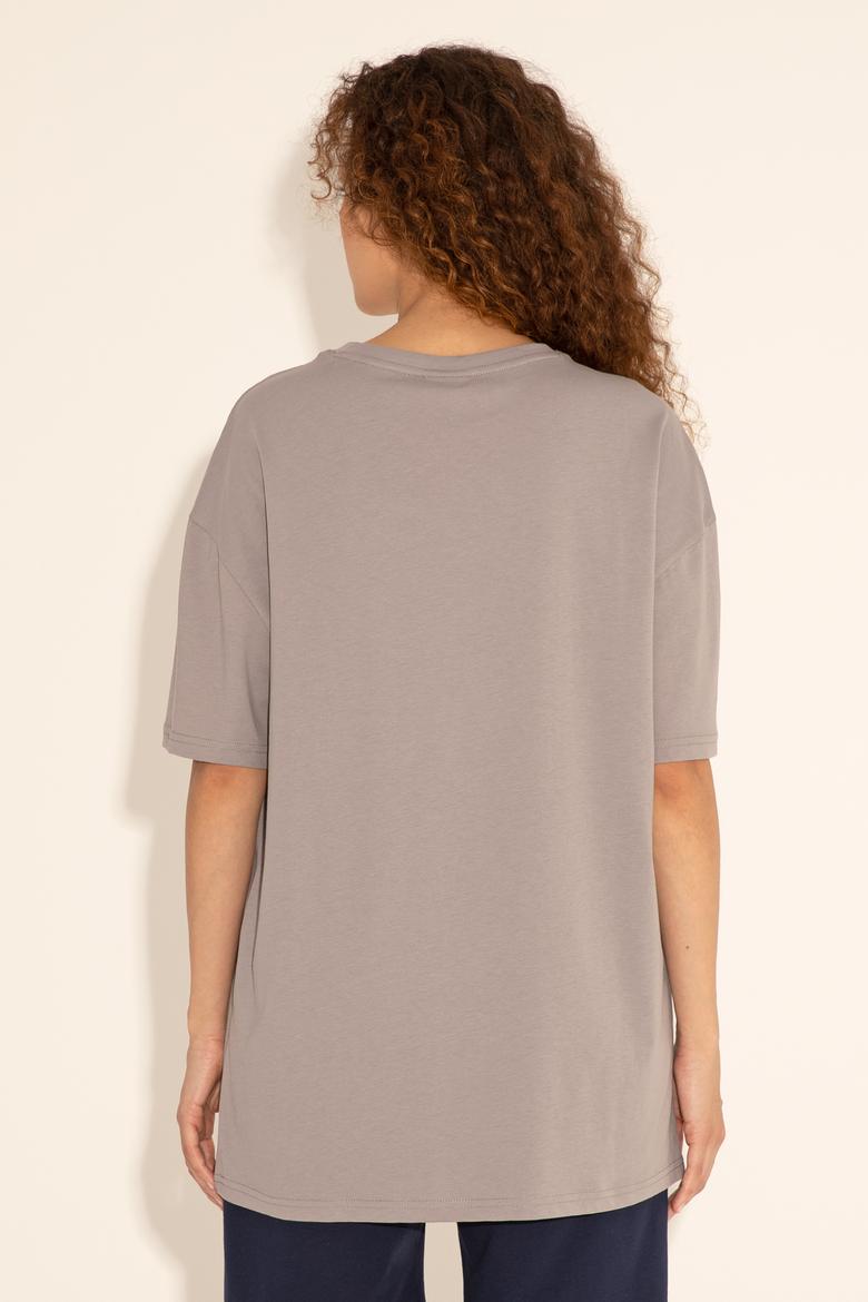 Erkek Koyu Gri Tişört - 50284630207