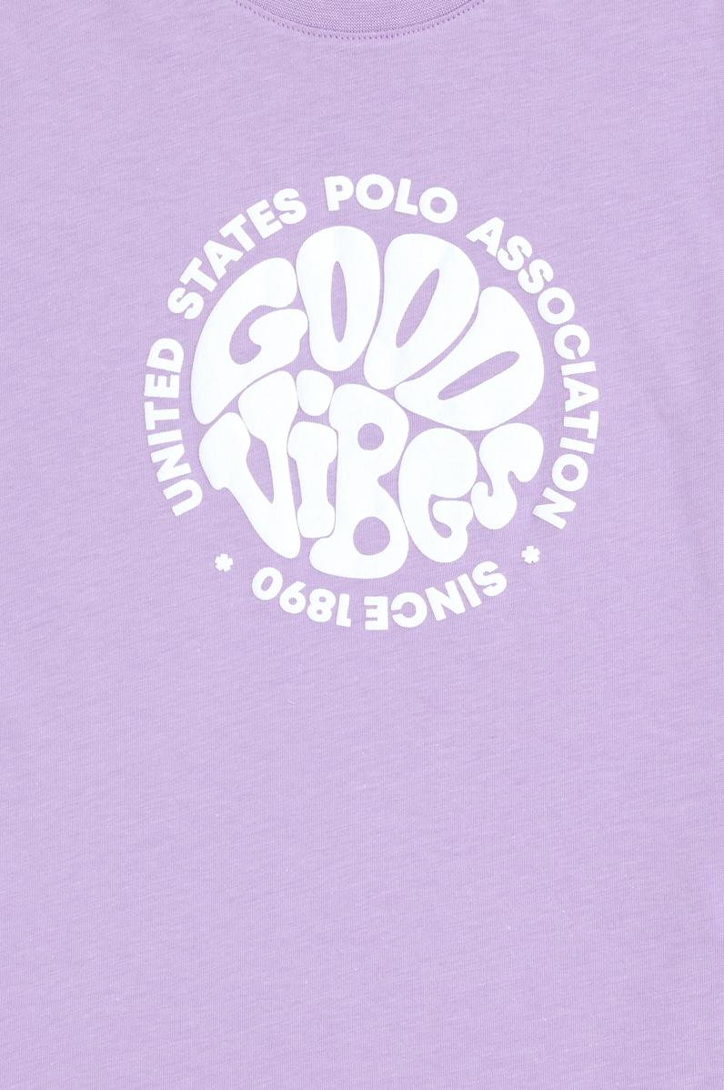 Erkek Çocuk Lila Bisiklet Yaka Tişört