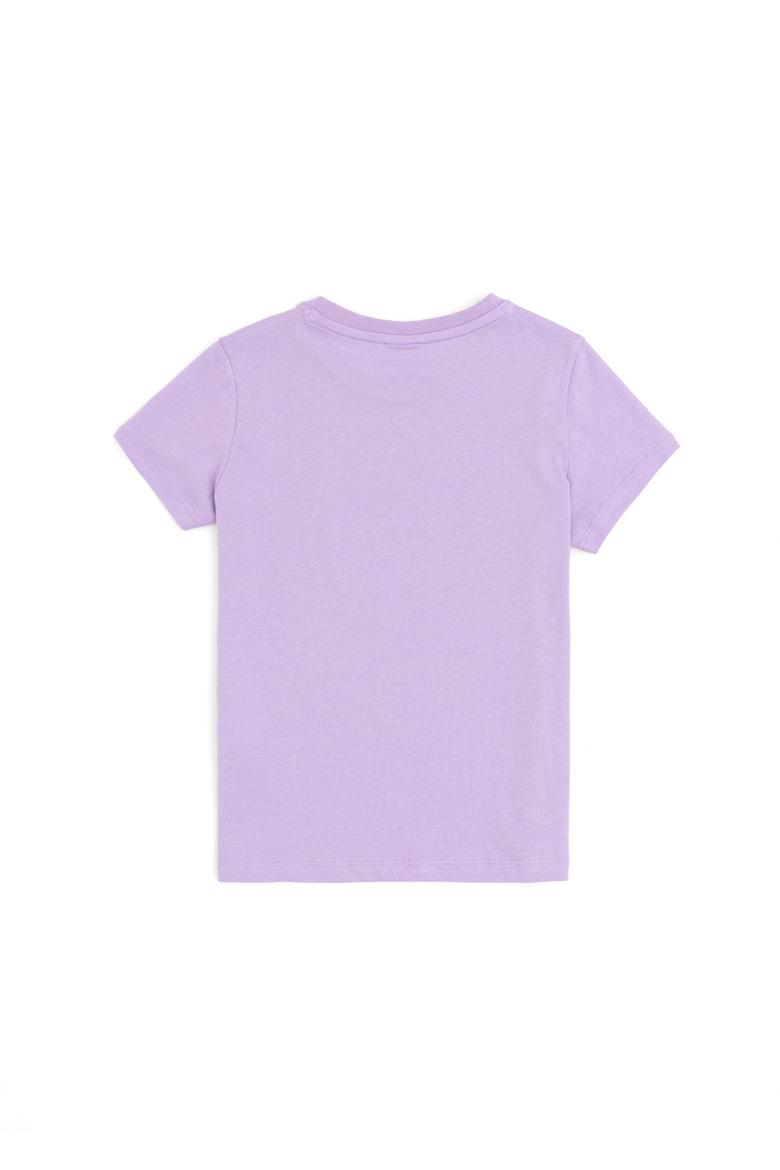 Erkek Çocuk Lila Bisiklet Yaka Tişört - 50281075038
