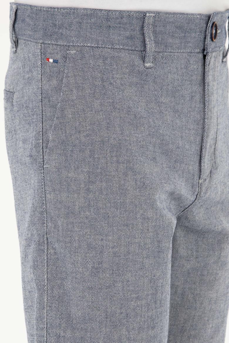 Erkek Lacivert Dokuma Şort - 50289423003