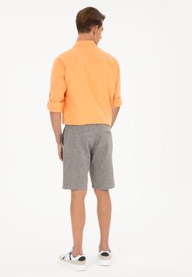 Erkek Siyah Dokuma Şort - 50289423026