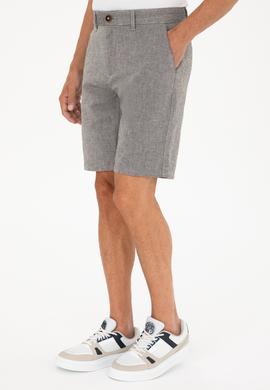 Erkek Siyah Dokuma Şort - 50289423026