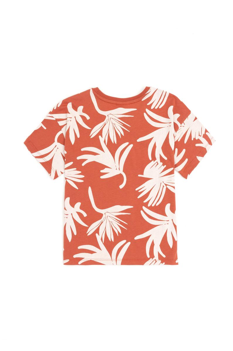 Erkek Çocuk Pudra Bisiklet Yaka Tişört