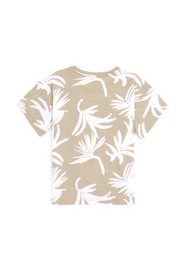 Erkek Çocuk Açık Haki Bisiklet Yaka Tişört - 50288055022