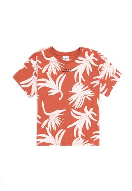 Erkek Çocuk Pudra Bisiklet Yaka Tişört - 50288055031