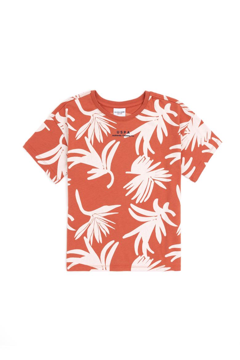 Erkek Çocuk Pudra Bisiklet Yaka Tişört