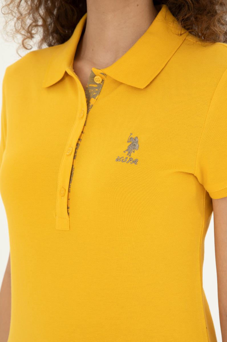 Kadın Safran Basic Tişört