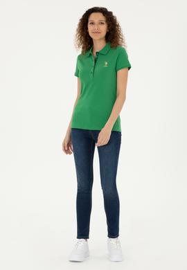 Kadın Yeşil Basic Tişört - 50280065053