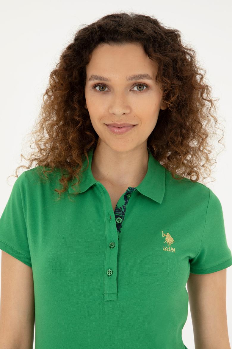 Kadın Yeşil Basic Tişört - 50280065053