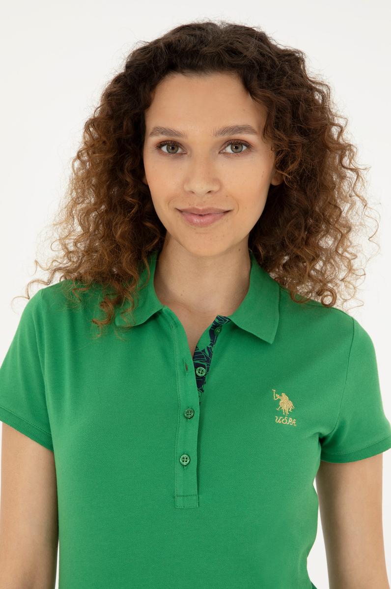 Kadın Yeşil Basic Tişört