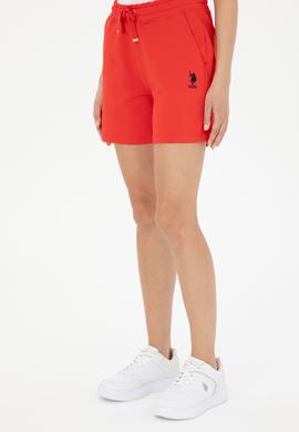 Kadın Kırmızı Örme Şort - 50280074022