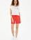 Kadın Kırmızı Örme Şort