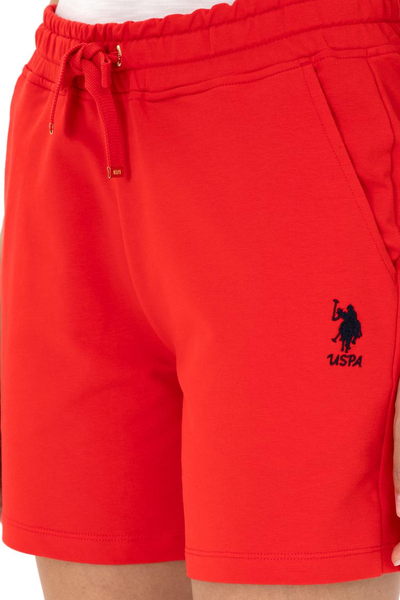 Kadın Kırmızı Örme Şort - 50280074022