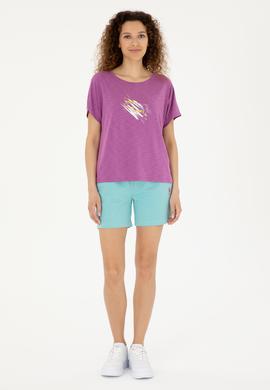 Kadın Mint Örme Şort - 50280074044