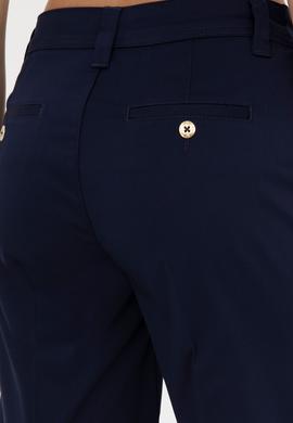 Kadın Lacivert Dokuma Şort - 50281722001