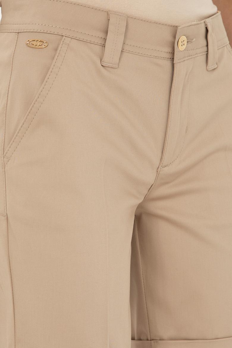 Kadın Kum Dokuma Şort - 50281722021