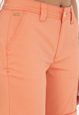 Kadın Somon Dokuma Şort - 50281722035