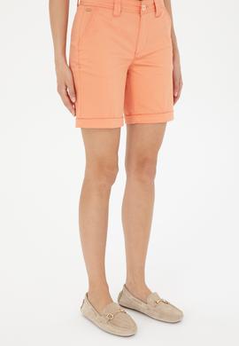Kadın Somon Dokuma Şort - 50281722035