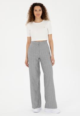 Kadın Mavi Kanvas Pantolon - 50282333013