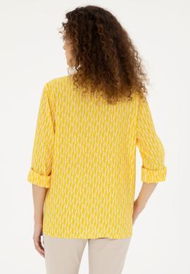 Kadın Safran Uzun Kollu Gömlek - 50283620013