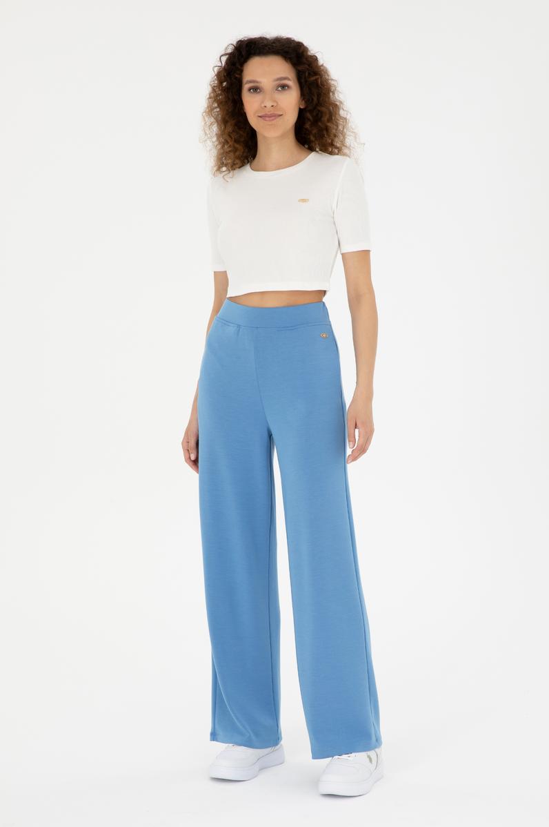 Kadın Saks Eşofman Altı