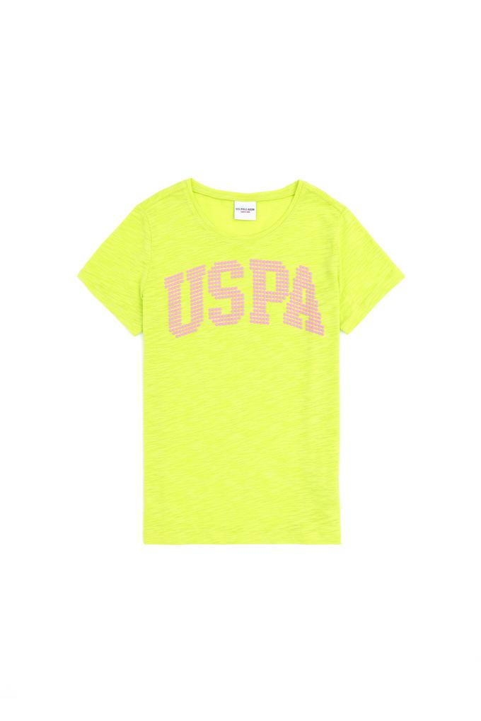 Kız Çocuk Fıstık Yeşili Tişört