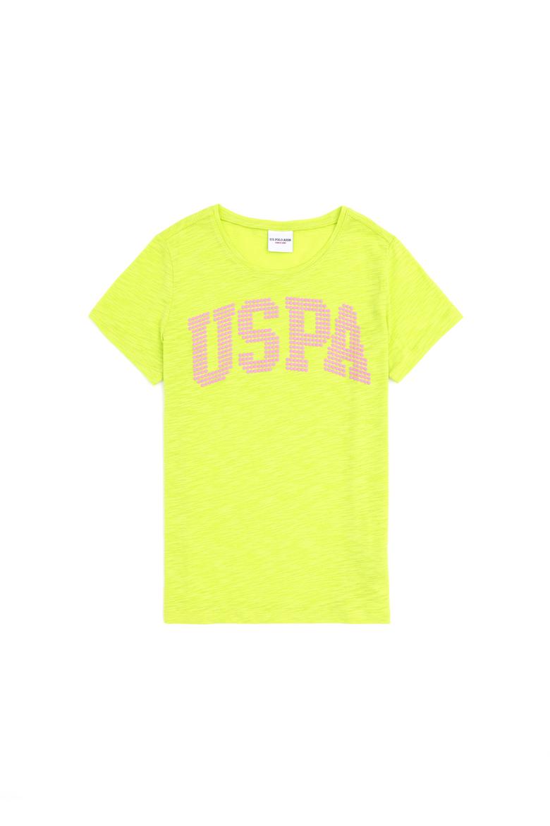 Kız Çocuk Fıstık Yeşili Tişört