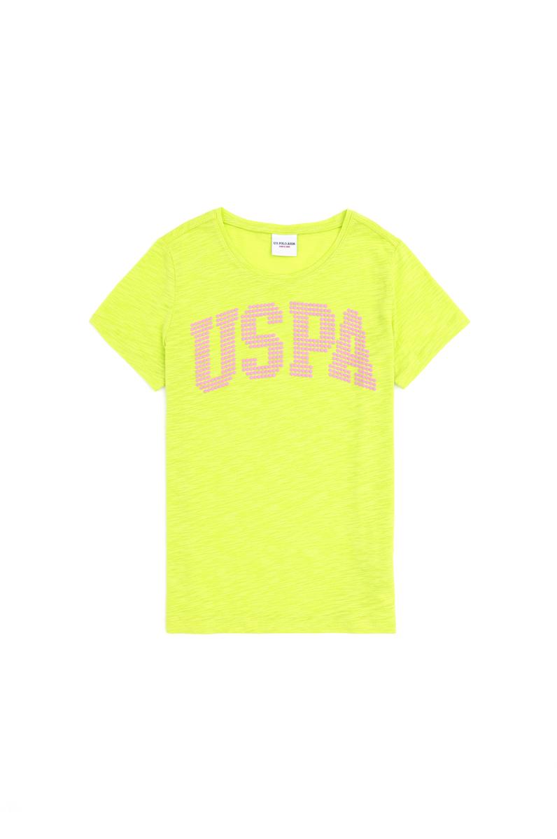 Kız Çocuk Fıstık Yeşili Tişört