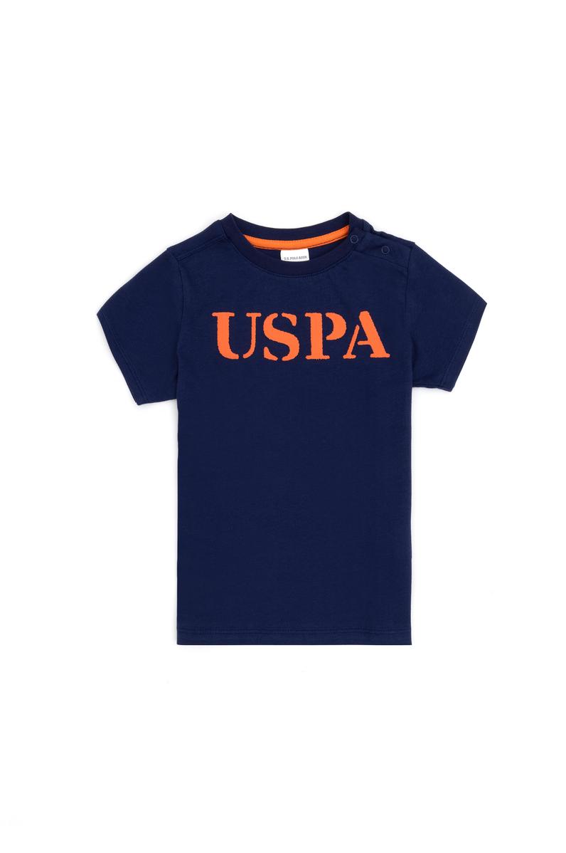 Erkek Bebek Lacivert Bisiklet Yaka Tişört