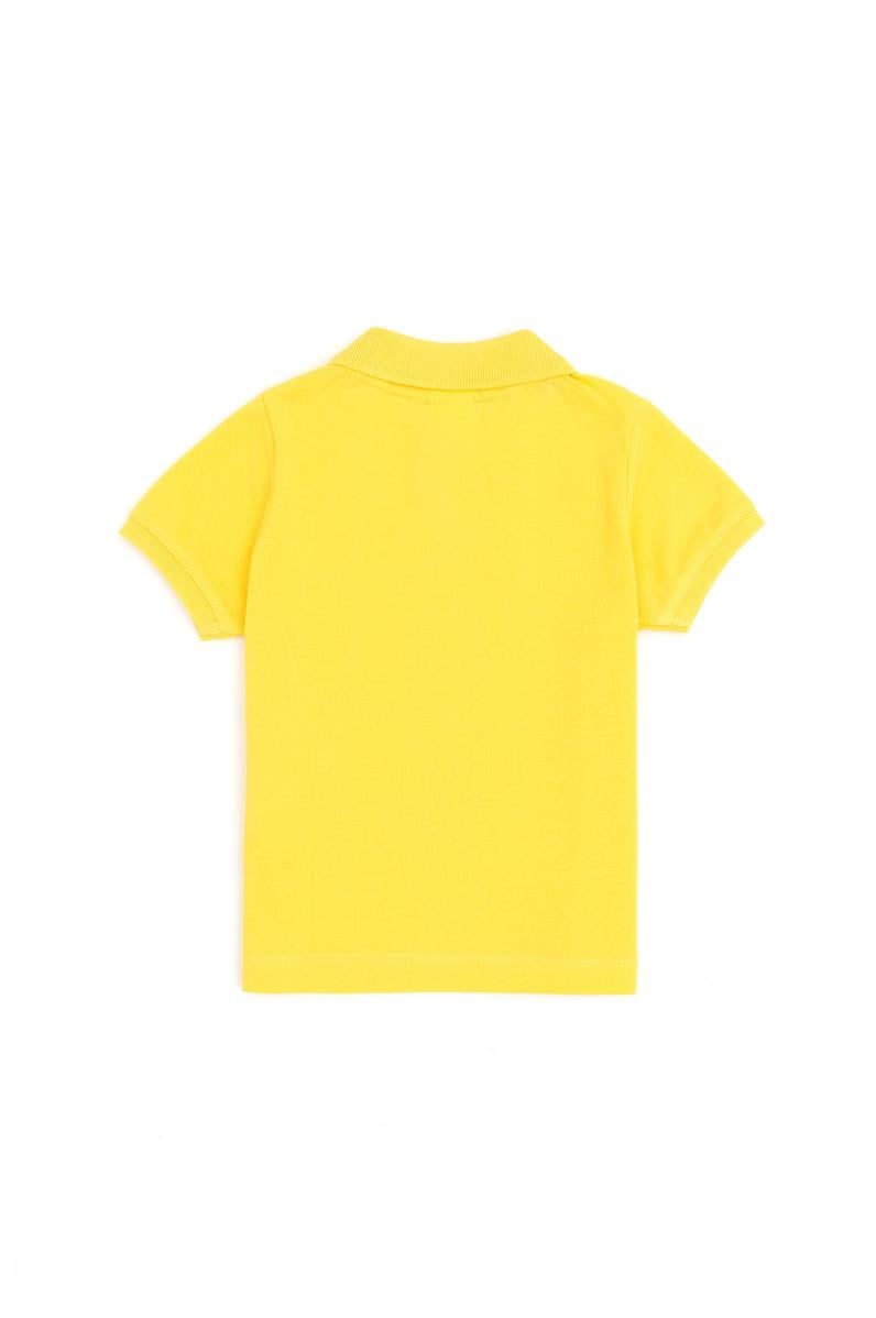 Erkek Bebek Sarı Polo Yaka Tişört