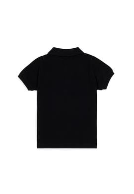 Erkek Bebek Siyah Polo Yaka Tişört - 50252176167