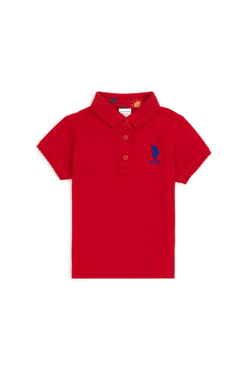 Kız Bebek Kırmızı Basic Tişört