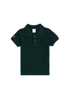 Erkek Bebek Koyu Yeşil Basic Tişört - 50252176173