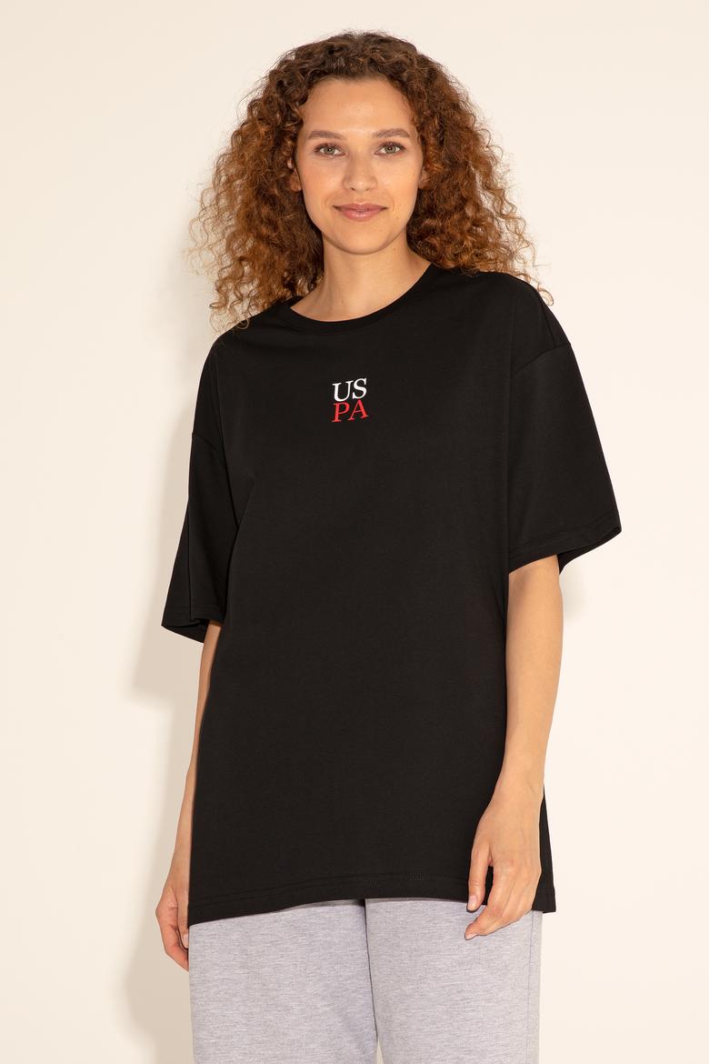 Erkek Comfort Fit Bisiklet Yaka Siyah Tişört - 50289221031