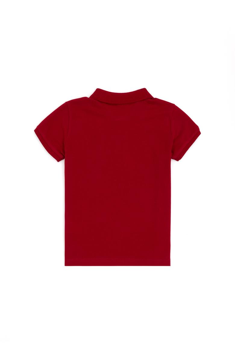 Erkek Çocuk Bordo Basic Tişört - 50249283286