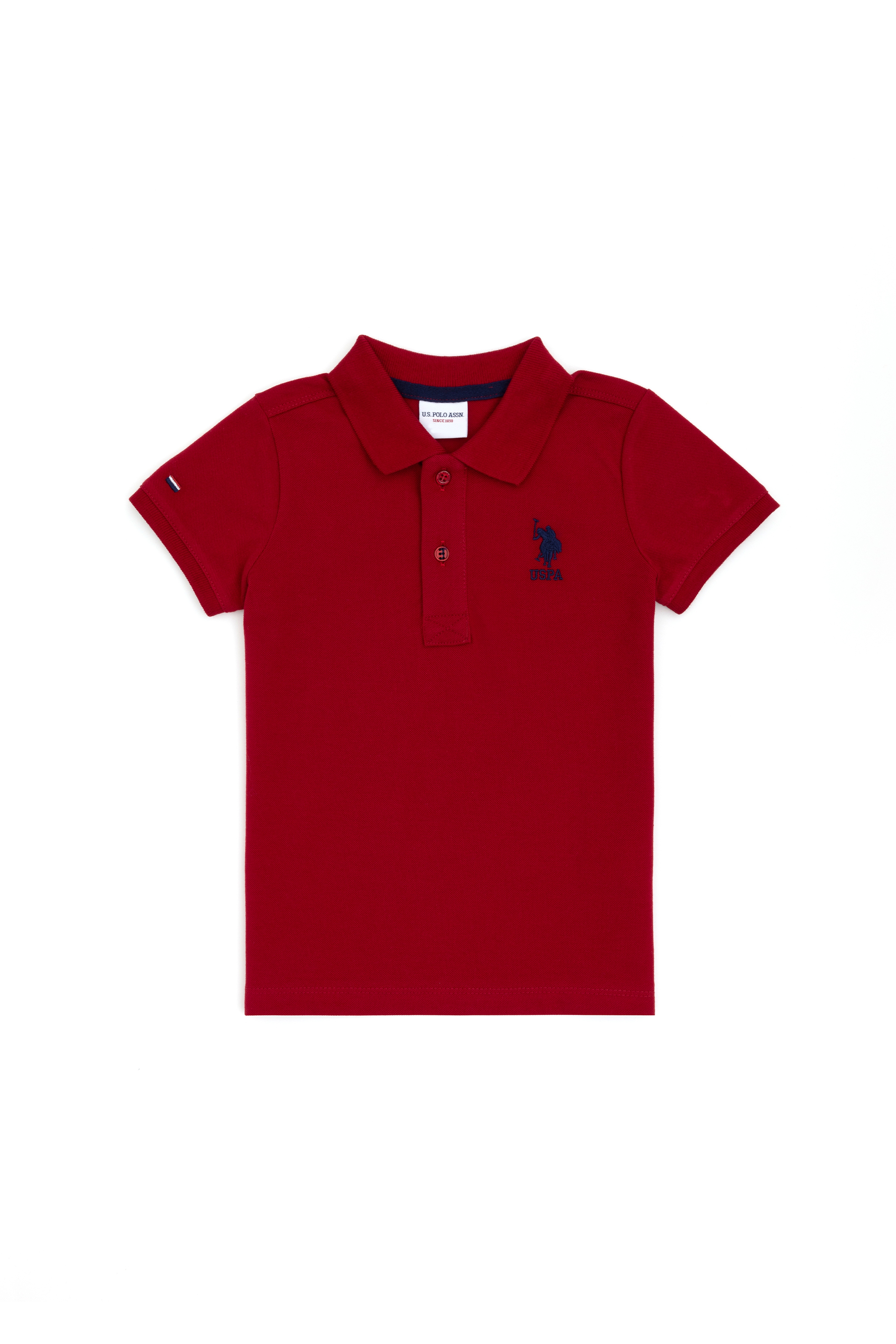 Erkek Çocuk Bordo Basic Tişört - Image 1