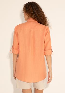 Somon Unisex Keten Gömlek - 50284324086