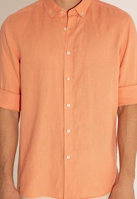 Somon Unisex Keten Gömlek - 50284324086