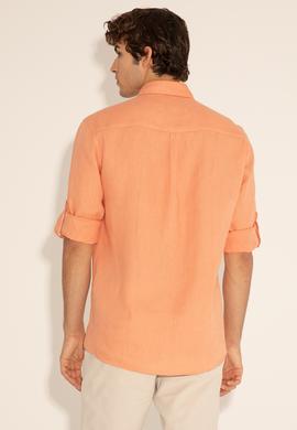 Somon Unisex Keten Gömlek - 50284324086