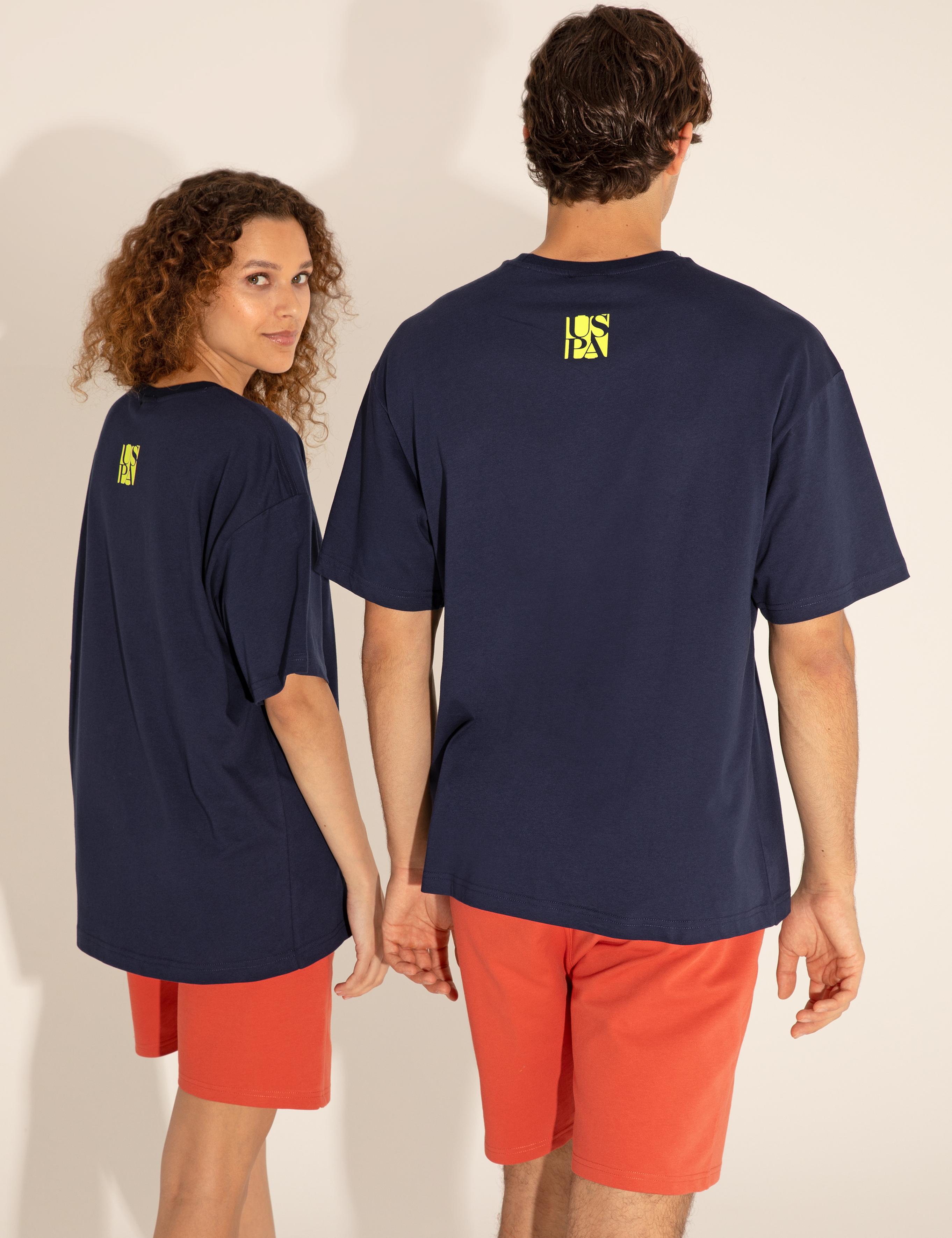 تی شرت یقه گرد آستین کوتاه ریلکس یقه گرد مردانه یو اس پولو | U.S. Polo Assn. - تصویر 2