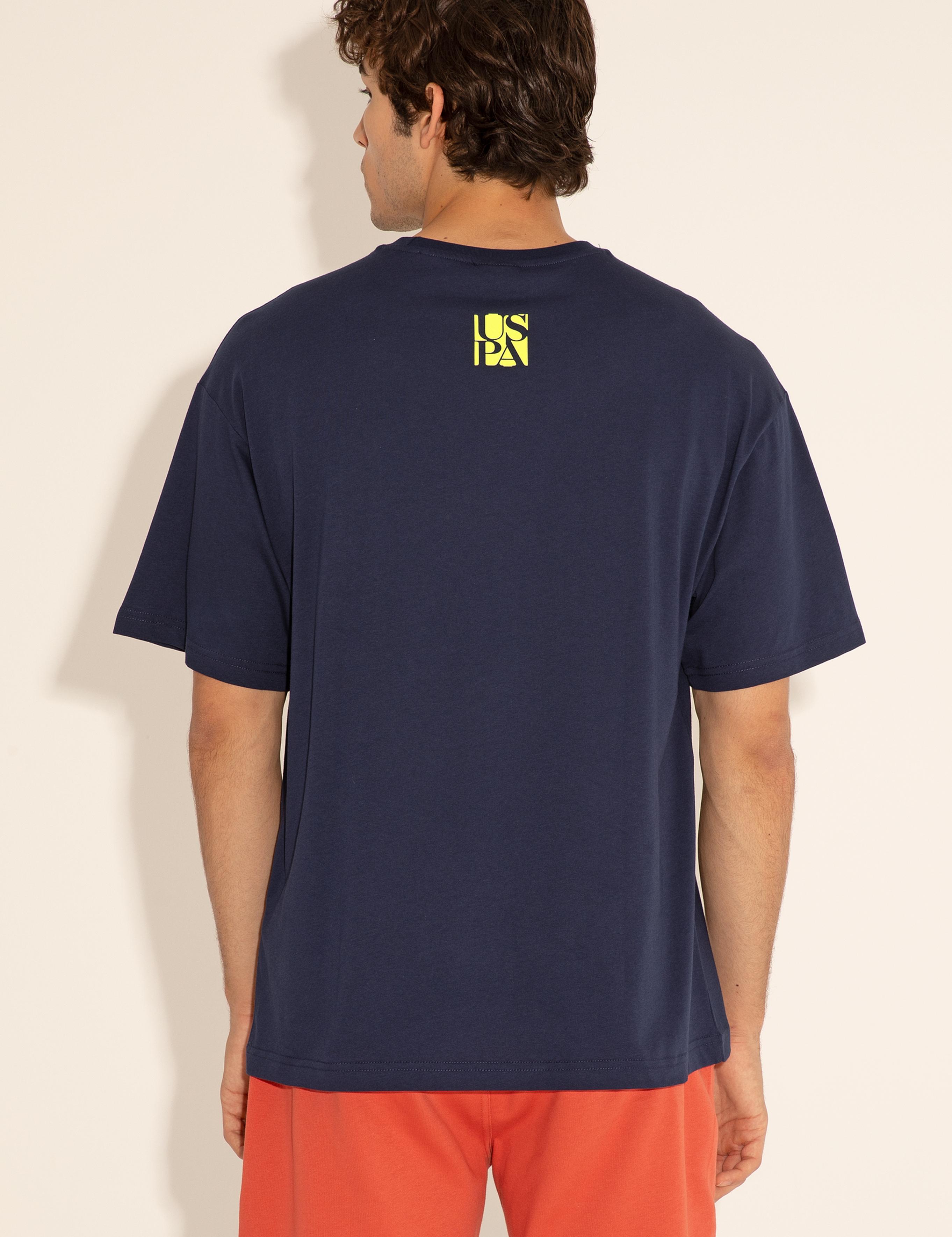 تی شرت یقه گرد آستین کوتاه ریلکس یقه گرد مردانه یو اس پولو | U.S. Polo Assn. - تصویر 6