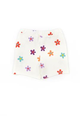 Kız Bebek Beyaz Örme Şort - 50289006011