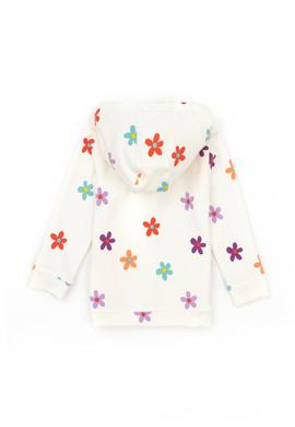 Kız Bebek Ekru Kapüşonlu Sweatshirt - 50289018012