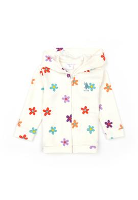 Kız Bebek Ekru Kapüşonlu Sweatshirt - 50289018012