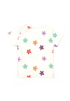 Kız Bebek Ekru Bisiklet Yaka Tişört - 50289007013