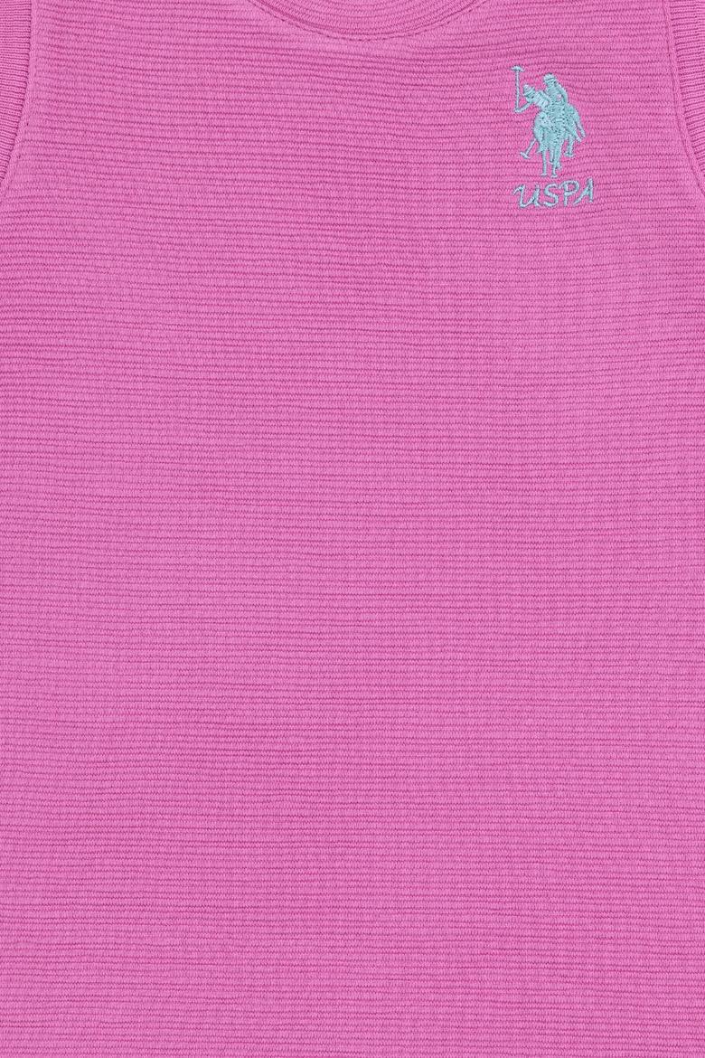 Kız Bebek Menekşe Kolsuz Örme Elbise - 50289013023