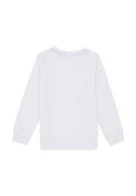Erkek Çocuk Beyaz Bisiklet Yaka Sweatshirt - 50282002013